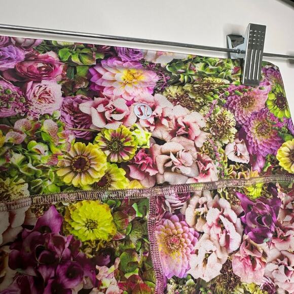 Lululemon Wunder Under High Rise Tight Inflorescent Multi Floral Women's Size 4 - Picture 5 of 6